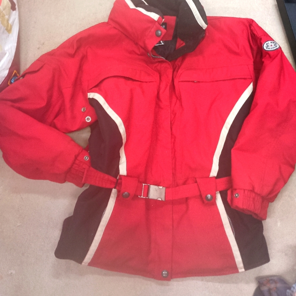 NILS SKIWEAR LADIES WOMENS 14 LUXURY BOUTIQUE COAT JACKET VINTAGE GRT SHAPE 80'S